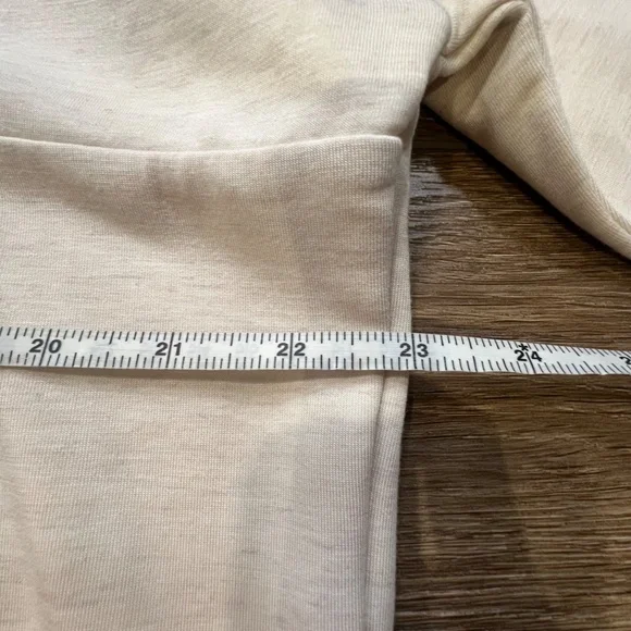 Travis Mathew Women's Skyloft Soft Half-Zip Sweatshirt, Sz Large, Cream, Golf - Picture 8 of 14